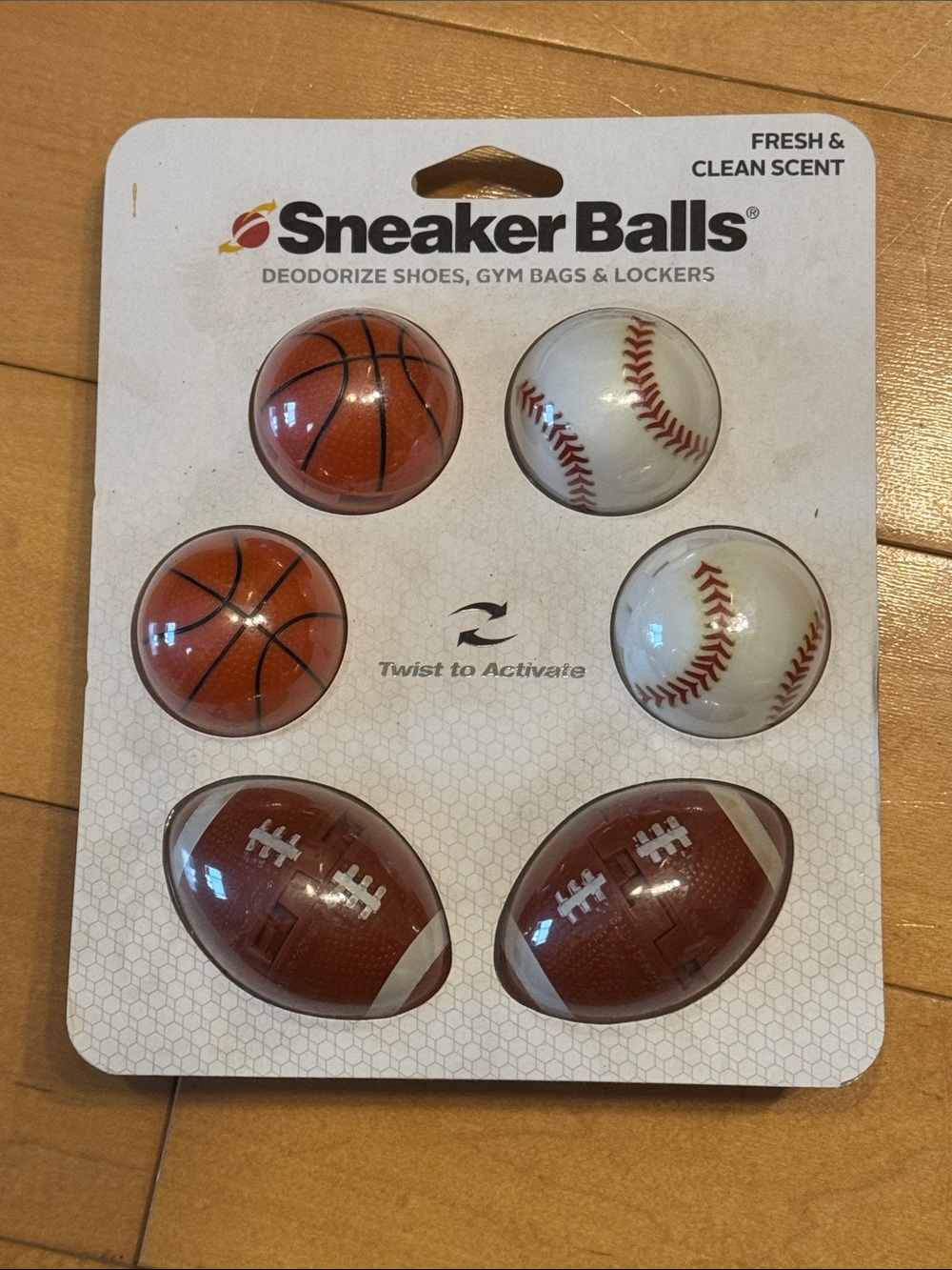 Sneaker Balls Sports Pack Deodorizer - Baseball, Basketball & Football